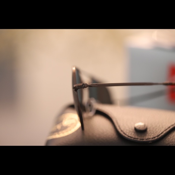 COPY - Large Metal Aviator Ray Ban Sunglasses - Picture 4 of 11